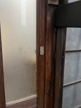 戸先錠取付 施工後の様子（2）