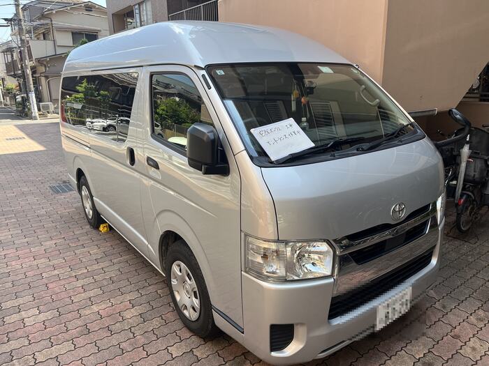 作業でお伺いする際の車両