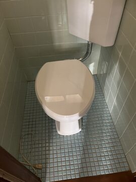 ウォシュレット交換 施工後の様子
